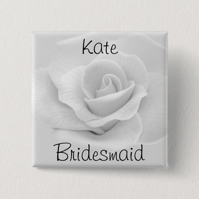 Bridesmaid Button (Front)
