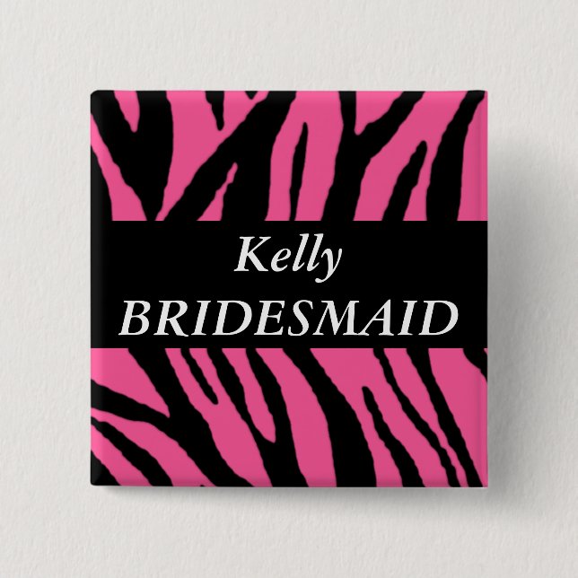 Bridesmaid Button (Front)