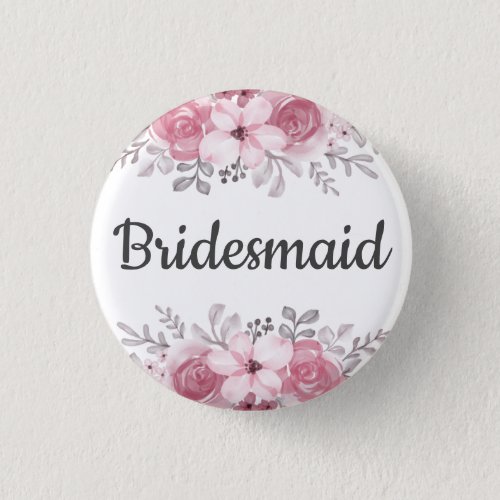 Bridesmaid  button