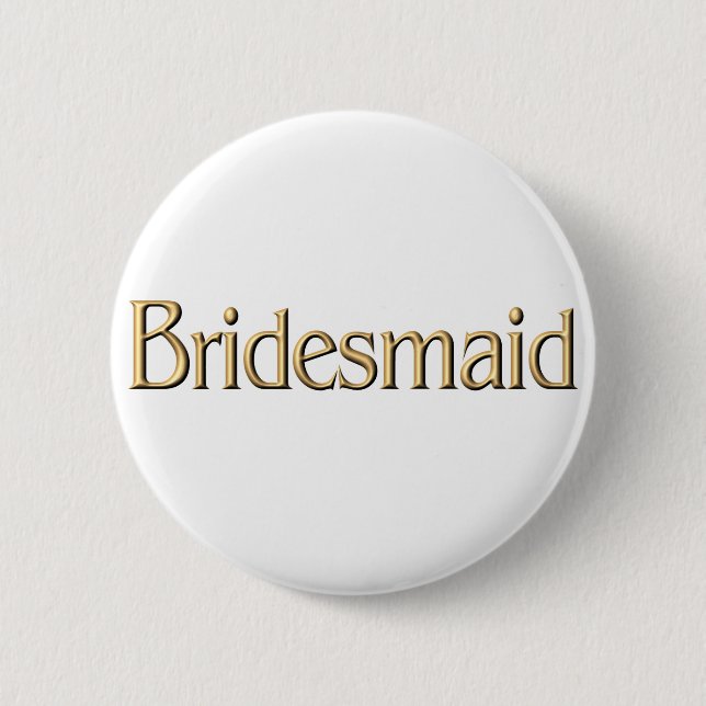 Bridesmaid button (Front)
