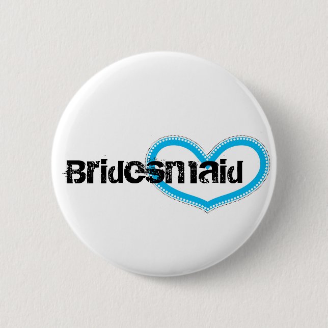 Bridesmaid Button (Front)