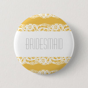 Bridesmaid Button - Choose your own color!