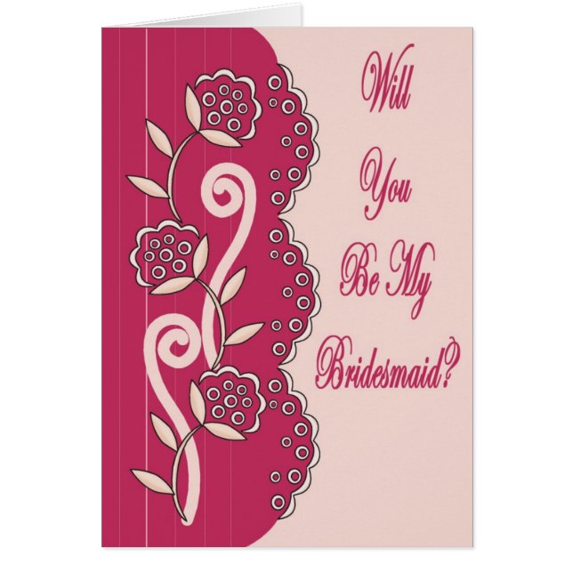 bridesmaid cards (Front)