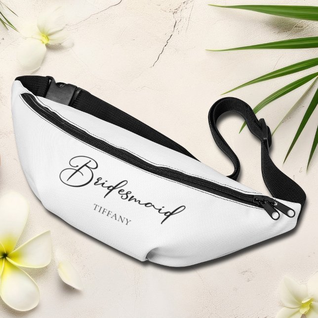 Bridesmaid Chic Customizable Bachelorette Party Fanny Pack (Creator Uploaded)