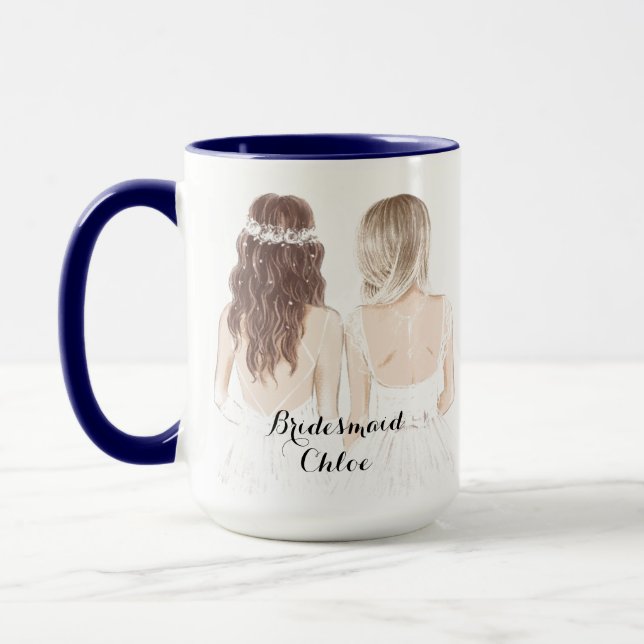 bridesmaid custom mug (Left)