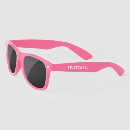 Bridesmaid Custom Name Wedding Party Sunglasses