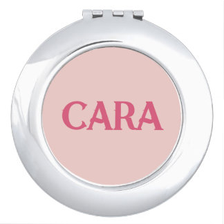 BRIDESMAID CUSTOMIZED NAME & TEXT SIMPLE STYLISH COMPACT MIRROR