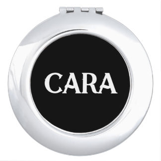 BRIDESMAID CUSTOMIZED NAME & TEXT SIMPLE STYLISH COMPACT MIRROR