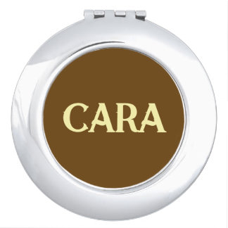 BRIDESMAID CUSTOMIZED NAME & TEXT SIMPLE STYLISH COMPACT MIRROR