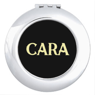 BRIDESMAID CUSTOMIZED NAME & TEXT SIMPLE STYLISH COMPACT MIRROR