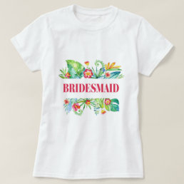Bridesmaid Destination Beach Destination Wedding T-Shirt