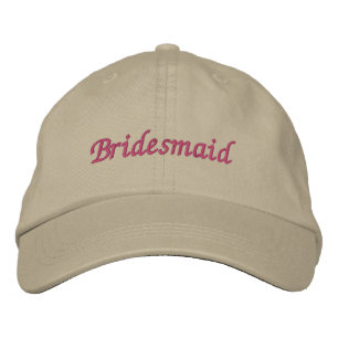 Bridesmaid embroidered baseball cap