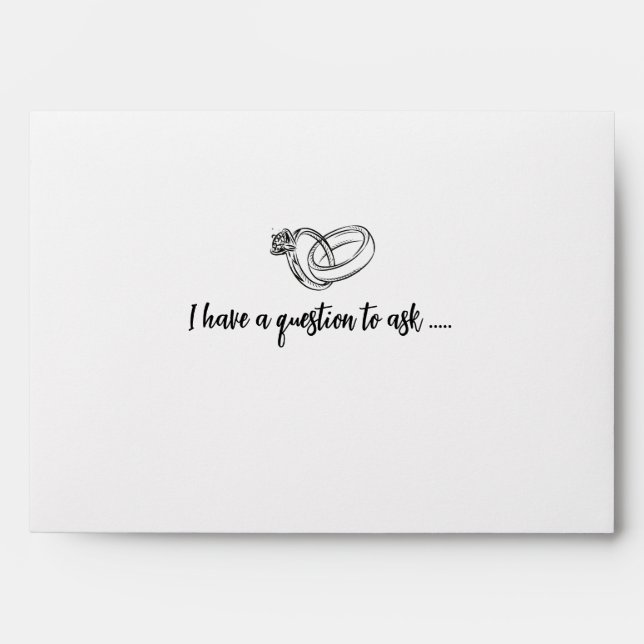 Bridesmaid Envelope  (Front)