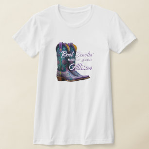 Bridesmaid Fancy Cowboy Boots T-Shirt