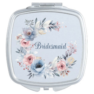 Bridesmaid favor gift compact mirror