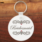 Bridesmaid Favors Keychain (Front)