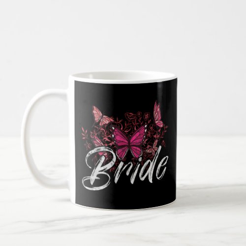 Bridesmaid Floral Wreath Bridal Shower Wedding Bri Coffee Mug