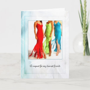 Bridesmaid - Friend - Invitation