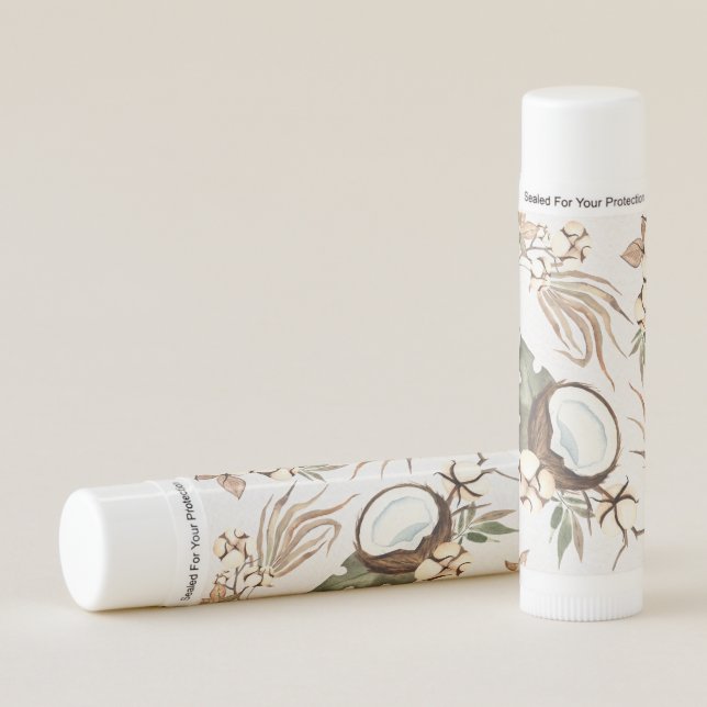 Bridesmaid Gift - Coconut Label - Lip Balm (Front)