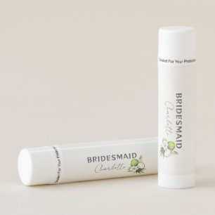 Bridesmaid Gift - Coconut lime Label - Lip Balm
