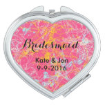 Bridesmaid Gift Compact Mirror at Zazzle