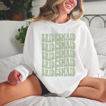 Bridesmaid Gift Custom Bachelorette Bridal Party Sweatshirt<br><div class="desc">Do you need a last-minute bachelorette party idea? Check out our personalized bridesmaid gift! This sweatshirt is perfect for your group of friends. Pick the design and colors that best represent you, and we'll print it on the front of the shirt. Whether you're looking for a themed bachelorette party or...</div>