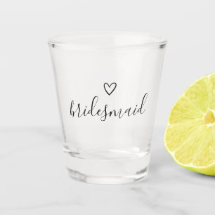 Bridesmaid Gift Customizable Script Name Shot Glass