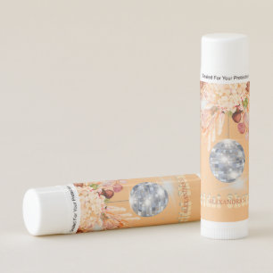 Bridesmaid Gift floral Disco Orange Gift Lip Balm