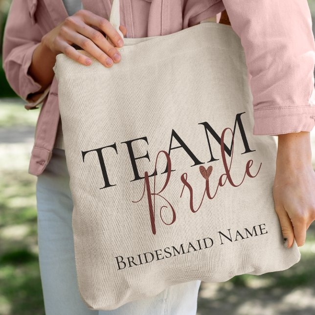 Bridesmaid Gift for Wedding & Bachelorette Party Tote Bag (Creator Uploaded)