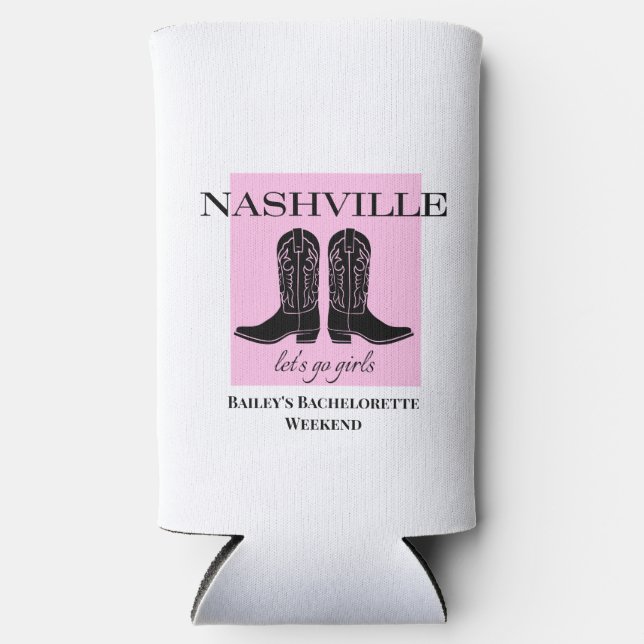 Bridesmaid gift- Nashville Can Cooler (Front)