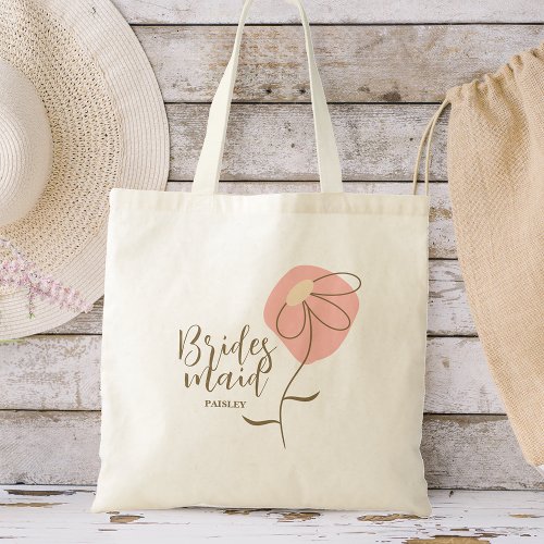 Bridesmaid Gifts Tote Bag _ Golden Daisy