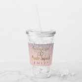 Custom Logo Acrylic Tumbler with Straw No Minimum