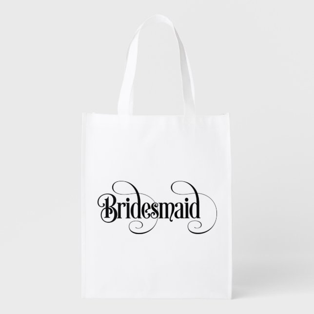Bridesmaid Grocery Bag (Front)