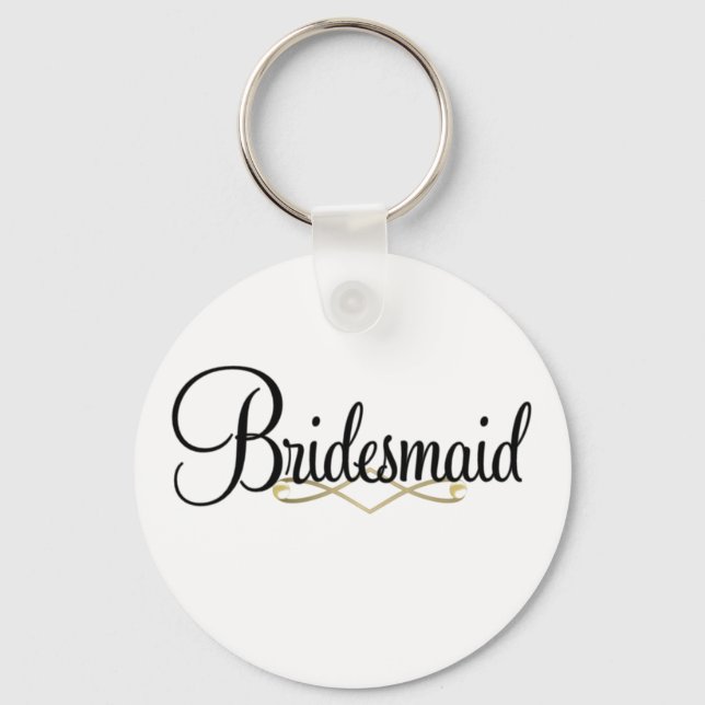 Bridesmaid Keychain (Front)