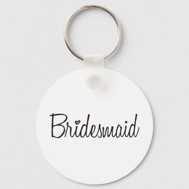 Bridesmaid Keychain (Front)