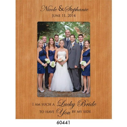 Bridesmaid Kind 8.75"x10.75" Cherry Picture Frame (Front)