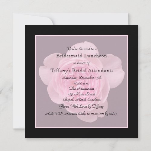 Bridesmaid Luncheon Invitation