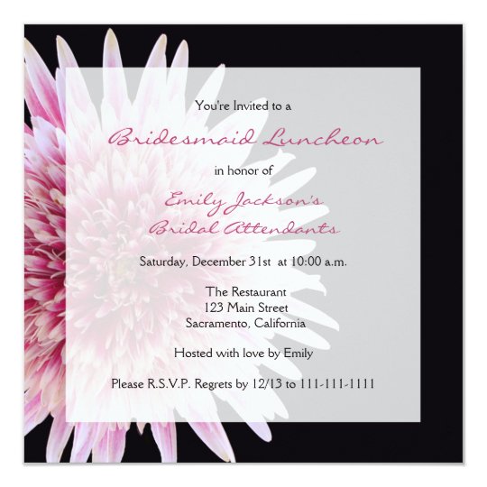 Bridesmaid Luncheon Invitation | Zazzle.com