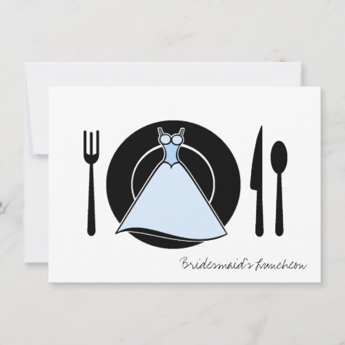 Bridesmaid Luncheon _ Serving Set Invitation