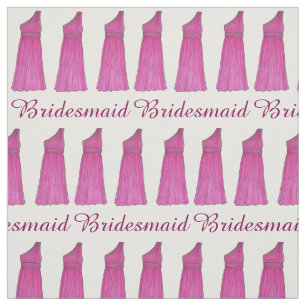 Bridesmaid Maid of Honor Dress Bridal Party Gown Fabric