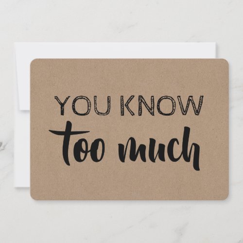 Bridesmaid / Maid of Honor Funny Modern