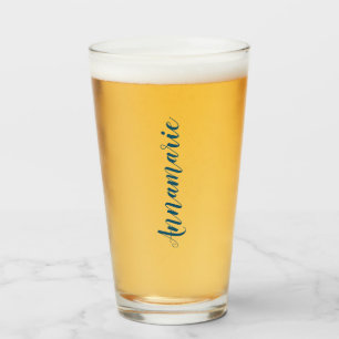 Bridesmaid, Maid of Honor Personalized Wedding Glass