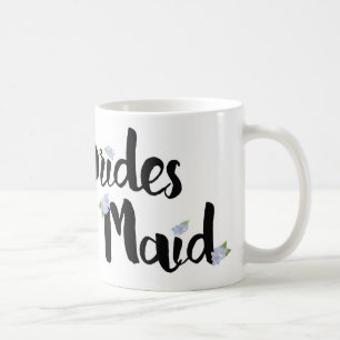 Bridesmaid Mug - Purple Hydrangeas