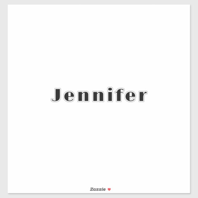  Bridesmaid Name Monogram Wedding Bridal Shower Sticker (Sheet)