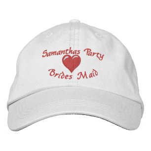 Bridesmaid party embroidered baseball hat
