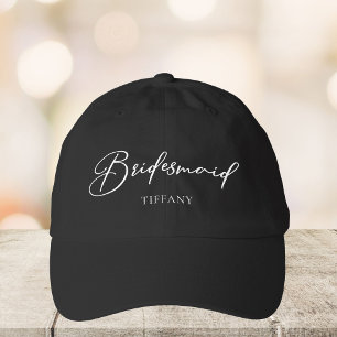 Bridesmaid Personalized Chic Bachelorette Party Hat
