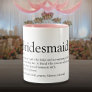 Bridesmaid Personalized Definition Favor Two-Tone Coffee Mug