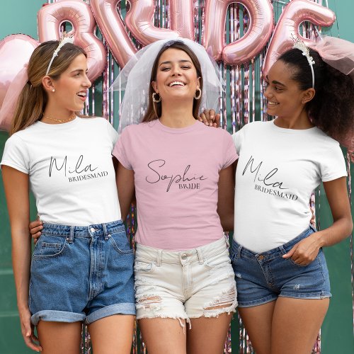 Bridesmaid Personalized Gift Ideas T_Shirt