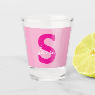 BRIDESMAID PERSONALIZED NAME SIMPLE STYLISH MODERN SHOT GLASS