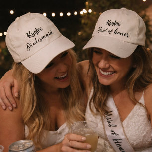 Bridesmaid Personalized  Performance Cap